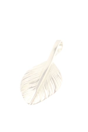 画像5:  {SOLD} Taro Washimi タロウ ワシミ 鷲見太郎 L K18 heart feather 01 {1HFL01-YG-BJS}  :WT-PENDANT-25-F 