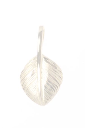 画像1:  {SOLD} Taro Washimi タロウ ワシミ 鷲見太郎 L K18 heart feather 02 {1HFL02-YG-BJS}  :WT-PENDANT-26-F 