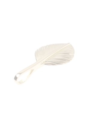 画像4:  {SOLD} Taro Washimi タロウ ワシミ 鷲見太郎 L K18 heart feather 02 {1HFL02-YG-BJS}  :WT-PENDANT-26-F 
