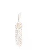   Taro Washimi タロウ ワシミ 鷲見太郎 S K18 flower metal × S feather 01 {-AIA}  :WT-PENDANT-34-F 
