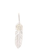   Taro Washimi タロウ ワシミ 鷲見太郎 S K18 flower metal × S feather 02 {-AIA}  :WT-PENDANT-35-F 