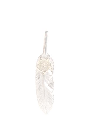 画像1:   Taro Washimi タロウ ワシミ 鷲見太郎 arabesque K18 eagle metal × S feather 01 {-AIA}  :WT-PENDANT-38-F 