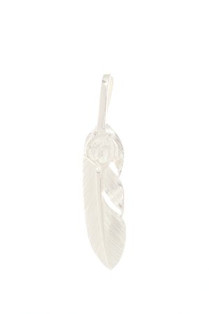画像1:  {SOLD} Taro Washimi タロウ ワシミ 鷲見太郎 arabesque K18 eagle metal × S K18 feather 01 {-BJS}  :WT-PENDANT-40-F 