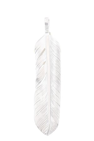 画像2:  {SOLD} Taro Washimi タロウ ワシミ 鷲見太郎 turquoise × K18 cup(6×8) L K18 flight heart feather 01 × L arabesque flight feather 01 {-BJS}  :WT-PENDANT-54-F 