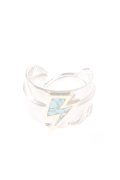   Taro Washimi タロウ ワシミ 鷲見太郎 L feather ring 01 turquoise K18 big thunder  {-AIA}  :WT-RING-64 
