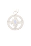   Taro Washimi タロウ ワシミ 鷲見太郎 K18 medicine wheel pendant/thunderbird/opal {-BJA}  :WT20201209-12-F 