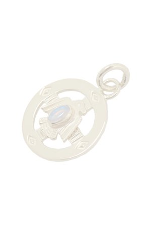 画像2:  {SOLD} Taro Washimi タロウ ワシミ 鷲見太郎 K18 medicine wheel pendant/thunderbird/opal {-BJA}  :WT20201209-12-F 