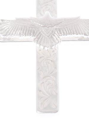 画像5:   Taro Washimi タロウ ワシミ 鷲見太郎 mini arabesque cross pendant / eagle eg-06/925 parts {-BCS}  :WT2023-01-F 