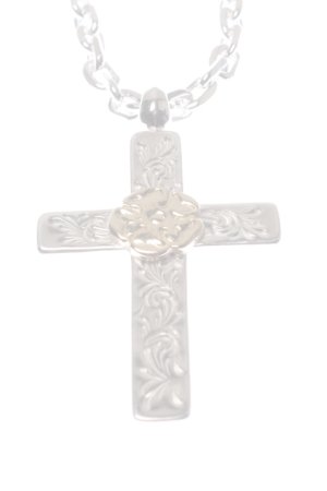 画像2:   Taro Washimi タロウ ワシミ 鷲見太郎 S K18 flower metal pendant / slv chain 50cm {-BCS}  :WT2023-12-CUS 