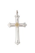 Taro Washimi タロウ ワシミ 鷲見太郎 Medium cross pendant{-BFS}