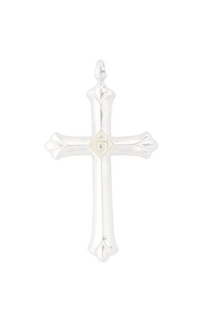 画像1:   Taro Washimi タロウ ワシミ 鷲見太郎 Medium cross pendant {-BFS}  :WT20260407-02-F 