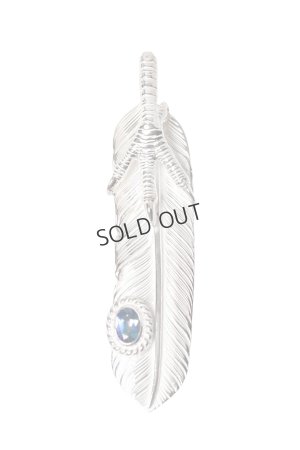 画像1: {SOLD}Taro Washimi タロウ ワシミ 鷲見太郎 L flight feather 02{-BFS}