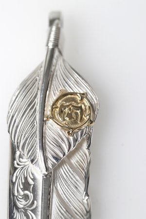 画像3: Taro Washimi タロウ ワシミ 鷲見太郎 L arabesque flight feather 01{-BFS}