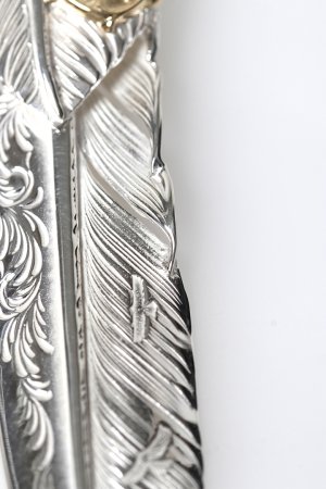 画像4: Taro Washimi タロウ ワシミ 鷲見太郎 L arabesque flight feather 01{-BFS}