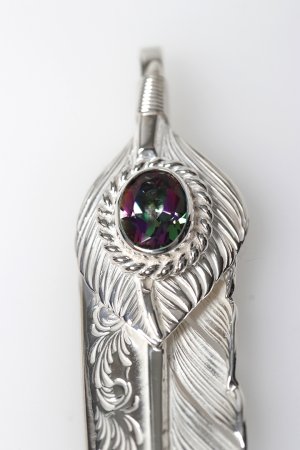 画像3: Taro Washimi タロウ ワシミ 鷲見太郎 L arabesque flight feather 01{-BFS}