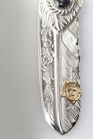 画像6: Taro Washimi タロウ ワシミ 鷲見太郎 L arabesque flight feather 01{-BFS}