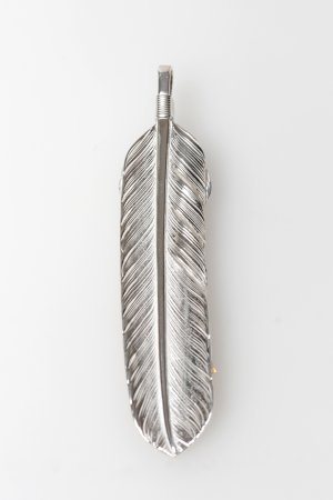 画像2: Taro Washimi タロウ ワシミ 鷲見太郎 L arabesque flight feather 02{-BFS}