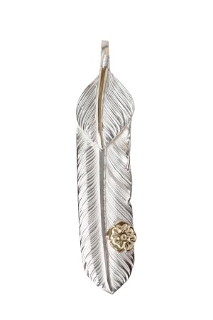 画像1: Taro Washimi タロウ ワシミ 鷲見太郎 L flight feather 01{-BFS}