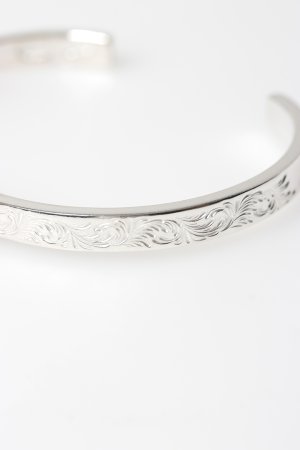 画像6: Taro Washimi タロウ ワシミ 鷲見太郎 Ｍ arabesque design 5mm bangle{-BFS}