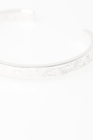 画像6:   Taro Washimi タロウ ワシミ 鷲見太郎 Ｍ arabesque design 5mm bangle {-BFS}  :WT20260407-27-F 