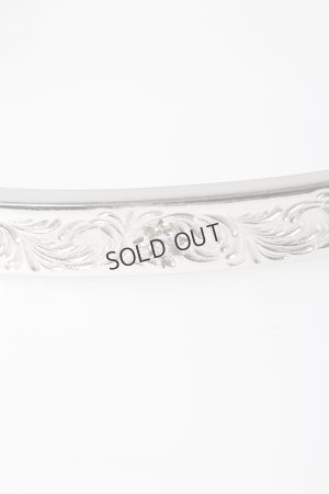 画像5: {SOLD}Taro Washimi タロウ ワシミ 鷲見太郎 Ｍ arabesque design 5mm bangle{-BFS}