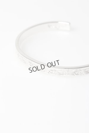 画像7: {SOLD}Taro Washimi タロウ ワシミ 鷲見太郎 Ｍ arabesque design 5mm bangle{-BFS}