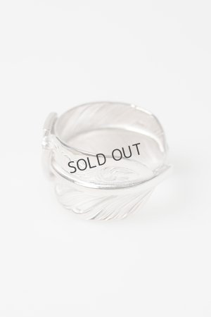 画像4: {SOLD}Taro Washimi タロウ ワシミ 鷲見太郎 L arabesque flight feather 01 ring{-BFS}