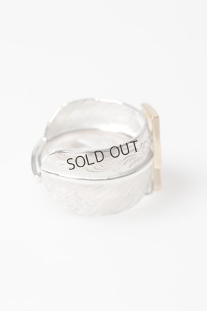 画像7: Taro Washimi タロウ ワシミ 鷲見太郎 L arabesque flight feather 01 ring{-BFS}