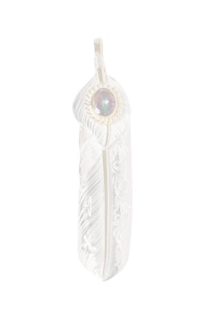 画像1:   Taro Washimi タロウ ワシミ 鷲見太郎 L arabesque flight feather  K18 core 02 {-BFS}  :WT20260407-55-F 
