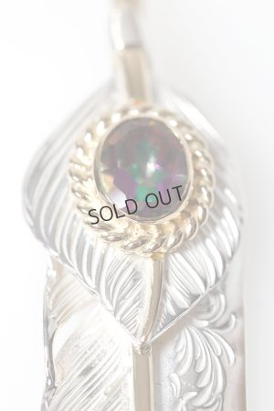 画像3: Taro Washimi タロウ ワシミ 鷲見太郎 L arabesque flight feather  K18 core 02{-BFS}