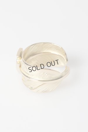 画像4: Taro Washimi タロウ ワシミ 鷲見太郎 18K L arabesque flight feather K18 thunder opal{-BFS}