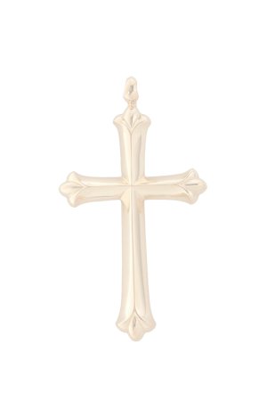 画像1: Taro Washimi タロウ ワシミ 鷲見太郎 K20 Medium cross pendant{E-}{-BFS}