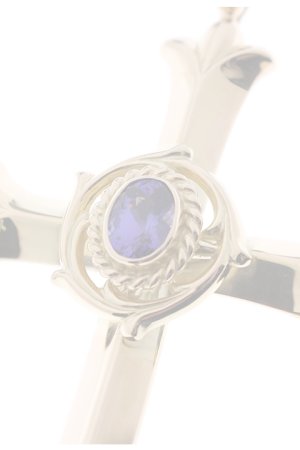 画像3:   Taro Washimi タロウ ワシミ 鷲見太郎 TANZANITE × K18 cup(6×8) × solid K18 medicine wheel K18 cross pendant {WT-PENDANT-1022B-AIA}  :WTPENDANT1022B-F 