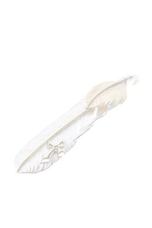 画像3:  {SOLD} Taro Washimi × TRAVIS WALKER（タロウ ワシミ × トラヴィスワーカー） L feather × heart feather × Small Arrow Cross {-BJS}  :WTW-05-F 