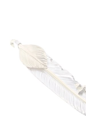 画像4:  {SOLD} Taro Washimi × TRAVIS WALKER（タロウ ワシミ × トラヴィスワーカー） L feather × heart feather × Small Arrow Cross {-BJS}  :WTW-05-F 