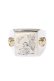 画像1: {SOLD}Taro Washimi × TRAVIS WALKER（タロウ ワシミ × トラヴィスワーカー） Canvas Ring w/Arabesque Design{-BJS} (1)