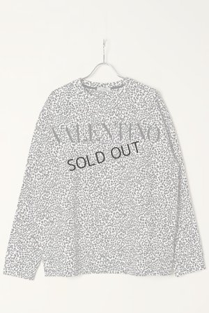 画像1: {SOLD}Valentino ヴァレンティノ クルーネックスウェットシャツ コットン VALENTINO&アニマリエプリント{-BAA}