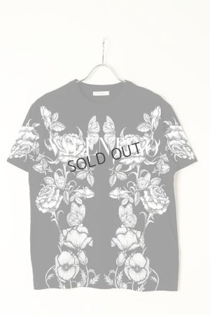 画像1: {SOLD}Valentino ヴァレンティノ ダークブルーミング プリントコットン Tシャツ{-BAA}