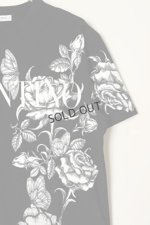 画像4: {SOLD}Valentino ヴァレンティノ ダークブルーミング プリントコットン Tシャツ{-BAA}