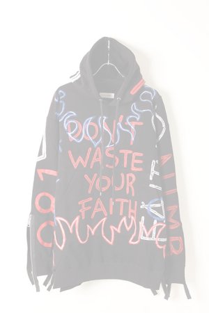 画像1:   FAITH CONNEXION フェイスコネクション NTMB BLACK HOODIE{X3359JNTM23-BLK-AIA}