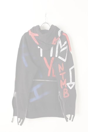 画像2:   FAITH CONNEXION フェイスコネクション NTMB BLACK HOODIE{X3359JNTM23-BLK-AIA}