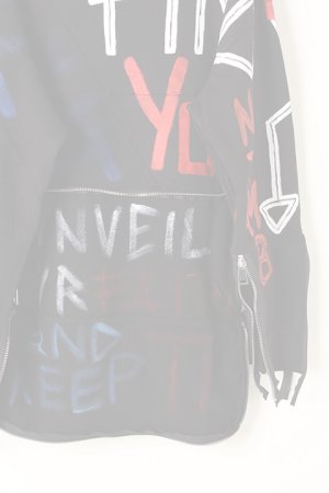 画像5:   FAITH CONNEXION フェイスコネクション NTMB BLACK HOODIE{X3359JNTM23-BLK-AIA}