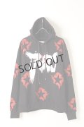 {SOLD}FAITH CONNEXION フェイスコネクション BLACK COTTON PAINTED HOODIE{X3360JFCXN4-BLK-AIA}