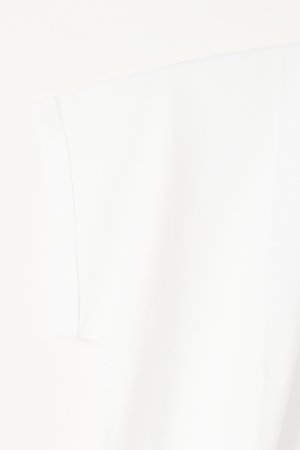 画像4:   BALMAIN バルマン BF2 CROPPED SS BALMAIN FLOCK DETAIL T-SHIRT{XF0EE005BB01-GAB-BBS}