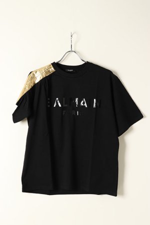 画像1: BALMAIN バルマン BF2 SHOULDER GOLD TAPE BALMAIN TS{XF0EG020BB43-EAP-BBS}