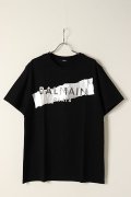 BALMAIN バルマン BH2 T-SHIRTS BULKY SILVER TAPE{XH0EG010BB48-EBB-BBS}