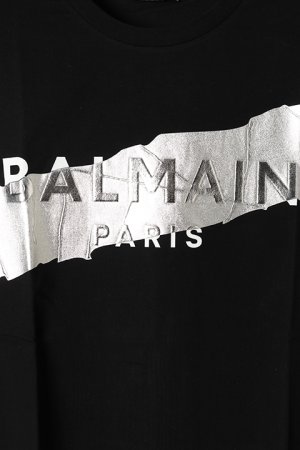 画像4: BALMAIN バルマン BH2 T-SHIRTS BULKY SILVER TAPE{XH0EG010BB48-EBB-BBS}