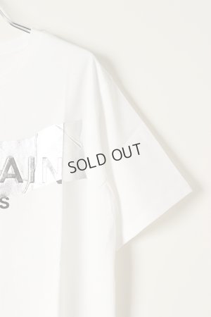 画像3: {SOLD}BALMAIN バルマン BH2 T-SHIRTS BULKY SILVER TAPE{XH0EG010BB48-GIM-BBS}