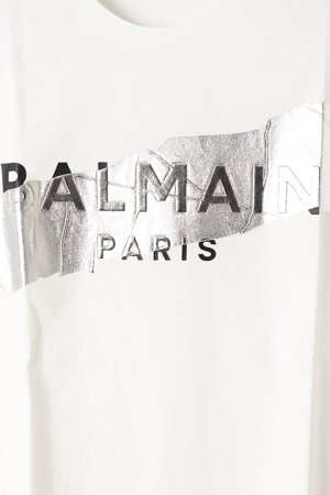 画像4: BALMAIN バルマン BH2 T-SHIRTS BULKY SILVER TAPE{XH0EG010BB48-GIM-BBS}