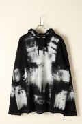 BALMAIN バルマン X-RAY PRINT RAW EDGE HOODIE{-BBA}